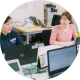 在宅介護事業所Aの様子のイメージ